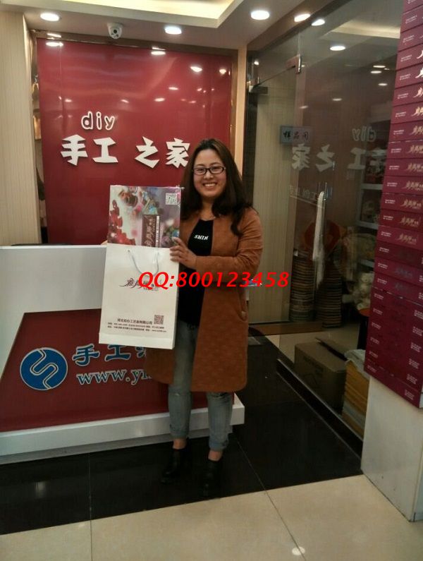 山東德州劉女士來(lái)手工活之家考察，欲自主創(chuàng)業(yè)組織人做手工活(圖1)