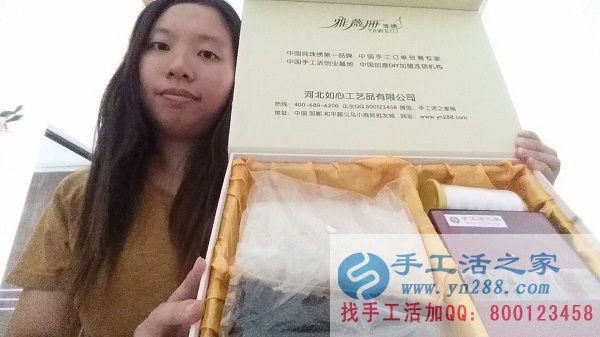 廣東佛山李女士 廣東佛山上班族業(yè)余時(shí)間做手工活賺錢增收入 正規(guī)外發(fā)兼職手工活(圖1)