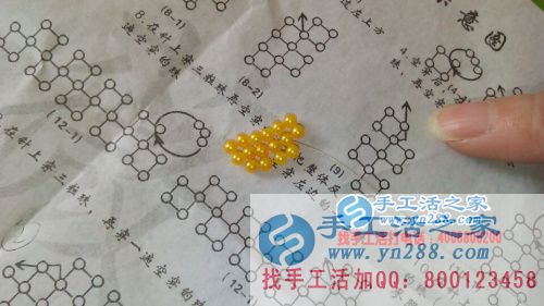 河南濟源退伍軍人王先生來手工活之家尋找合作項目，看好串珠繡產(chǎn)品加工