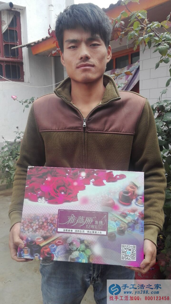 男士也做手工活！甘肅隴南張先生收到串珠加工費(fèi)180元