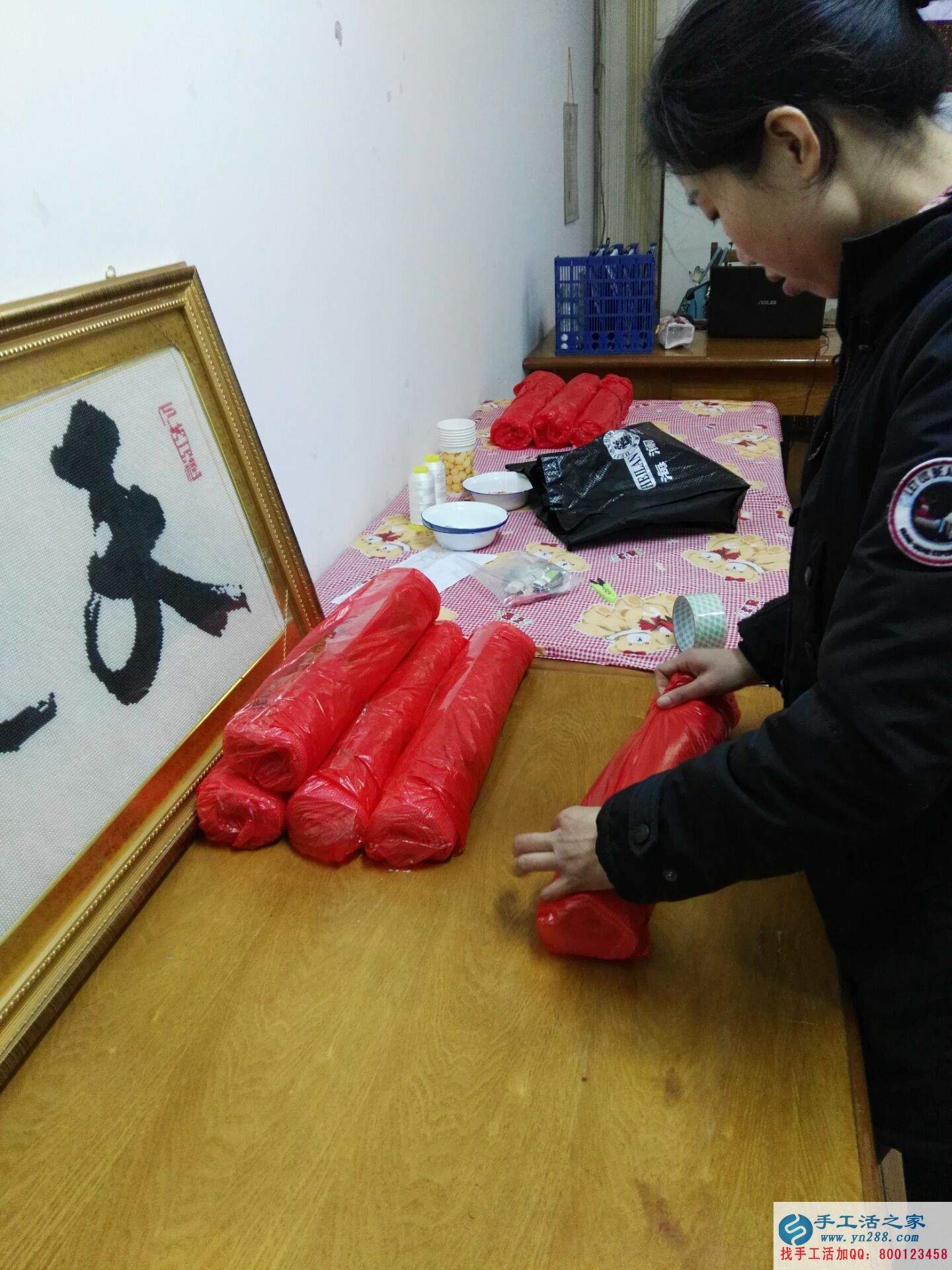 手工活之家如何成就一個(gè)女人的夢(mèng)想讓江蘇嚴(yán)女士在家賺到2244元？