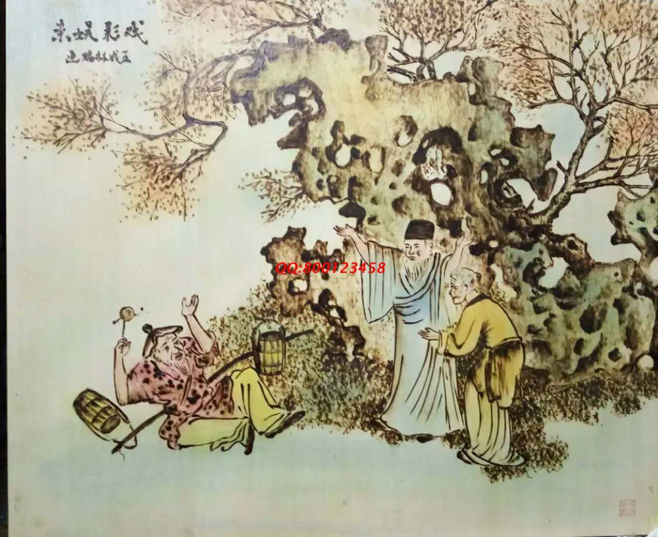 【民間手工藝品推介】邱縣傳統(tǒng)純手工烙畫，《二十四孝系列》預(yù)約定制，尺寸46*39cm