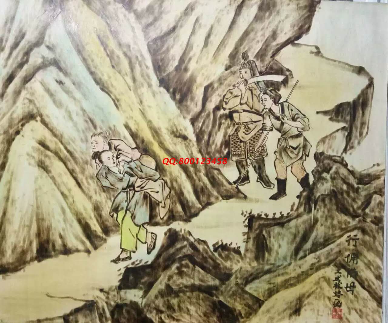 【民間手工藝品推介】邱縣傳統(tǒng)純手工烙畫，《二十四孝系列》預(yù)約定制，尺寸46*39cm