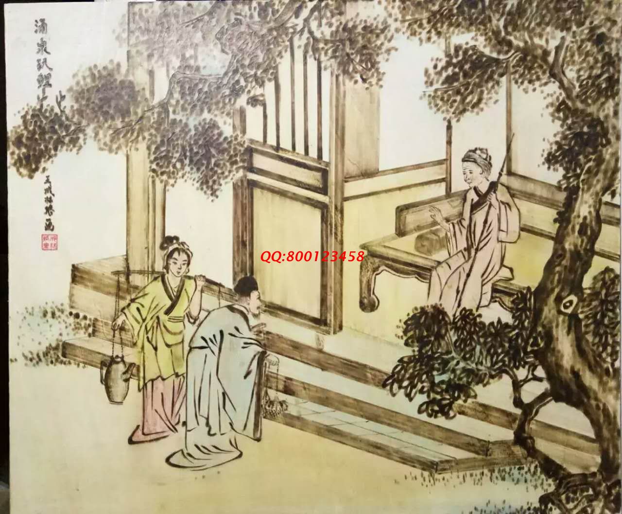 【民間手工藝品推介】邱縣傳統(tǒng)純手工烙畫，《二十四孝系列》預(yù)約定制，尺寸46*39cm