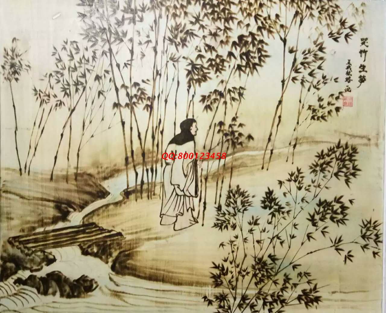 【民間手工藝品推介】邱縣傳統(tǒng)純手工烙畫，《二十四孝系列》預(yù)約定制，尺寸46*39cm