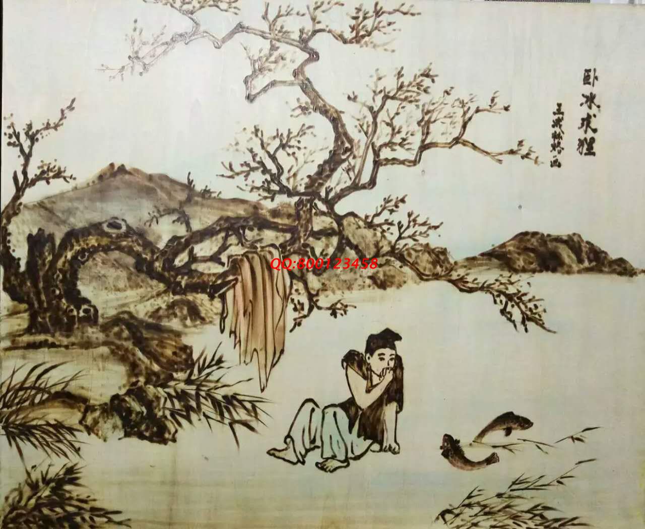 【民間手工藝品推介】邱縣傳統(tǒng)純手工烙畫，《二十四孝系列》預(yù)約定制，尺寸46*39cm