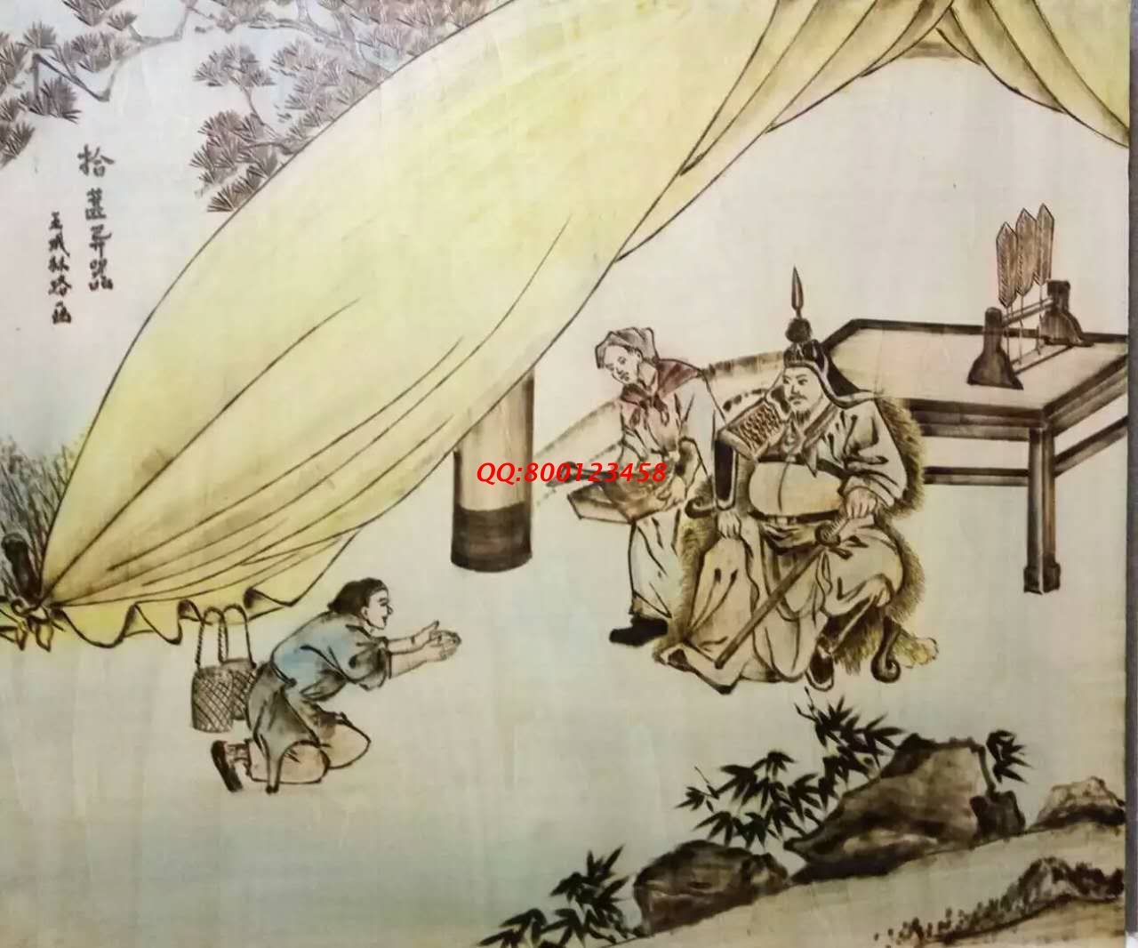 【民間手工藝品推介】邱縣傳統(tǒng)純手工烙畫，《二十四孝系列》預(yù)約定制，尺寸46*39cm