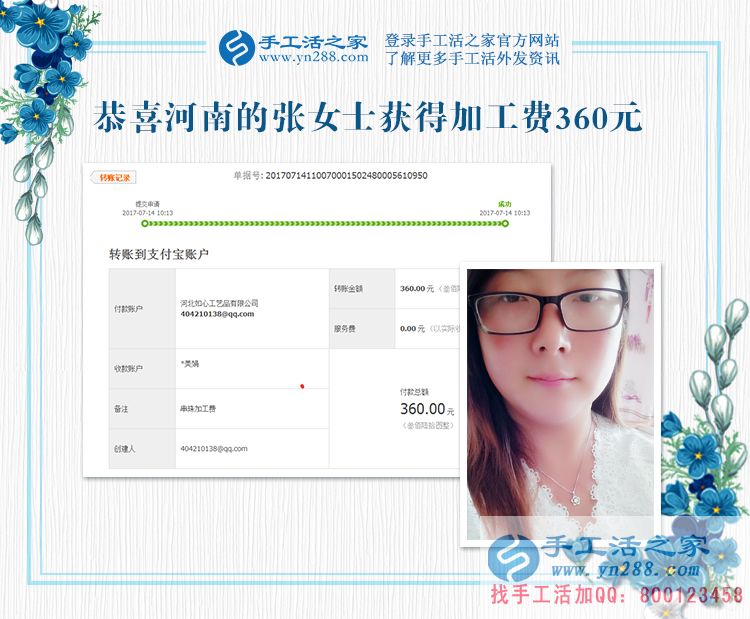 美術(shù)老師的新杰作，河南張女士暑假里兼職手工活賺錢忙(圖1)