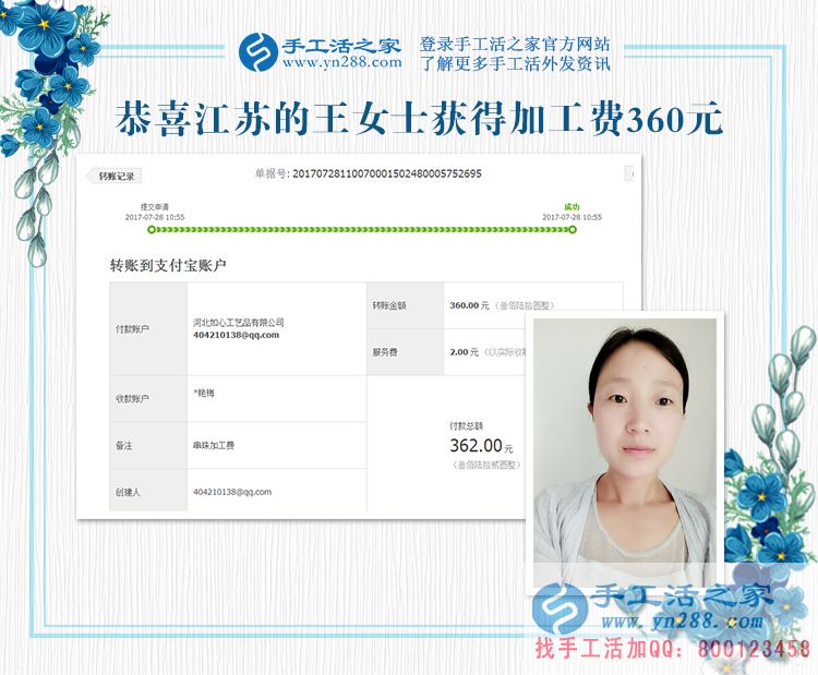 不貪名、不貪利，江蘇徐州王女士堅持辛勤的勞動換來幸福快樂生活(圖1)