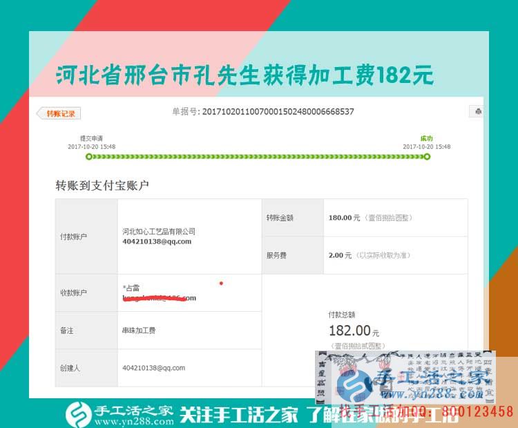 沒(méi)生意的時(shí)候咋辦？河北邢臺(tái)汽修老板孔先生兼職做串珠珠繡畫賺錢(圖1)