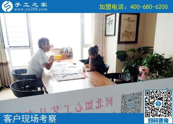 9月20日，正規(guī)手工活外發(fā)加工就是要這樣。手工之家接待考察加工客戶剪影