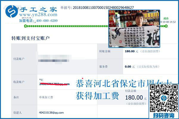 煙酒門市里的好兼職，河北保定周女士生意之余做手工活加盟項目掙錢