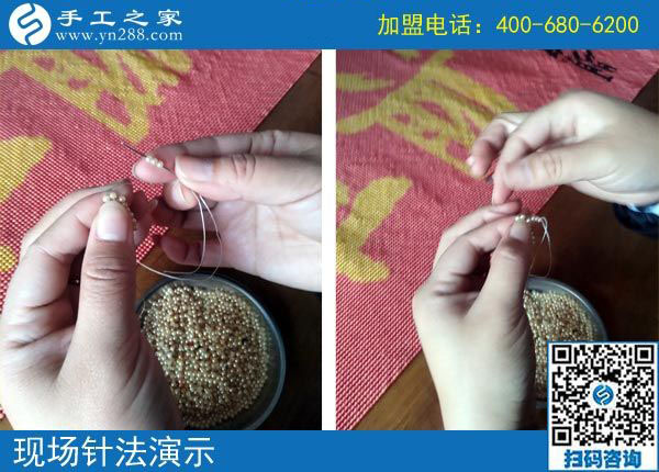 有丈夫的支持，河北衡水張女士做純手工活外發(fā)加工項(xiàng)目掙錢