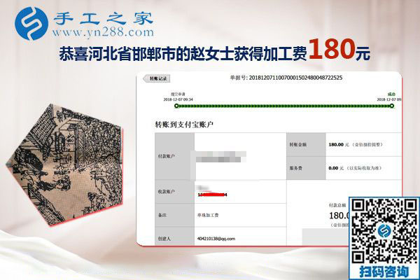 這是本地的外發(fā)手工活，我相信！河北邯鄲趙女士與娘家人嫂子一起做