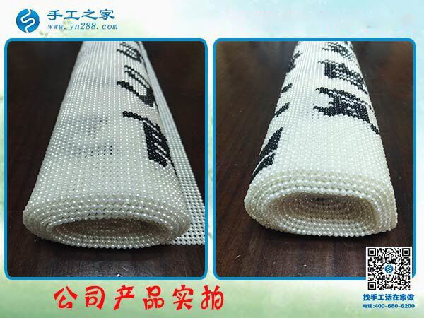 手工之家主打產(chǎn)品珠繡字畫 雅薇麗品牌 古法書畫用現(xiàn)代串珠展示！(圖1)