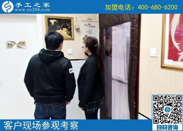 3月4日，這個可以寄到家做的手工活產(chǎn)品是什么樣子？有多大？手工之家接待考察加工客戶剪影
