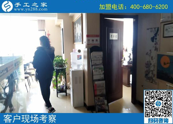 3月17日，想接正規(guī)廠家的手工活就選這里的珠繡免押金手工活，手工之家接待考察加工客戶(hù)剪影