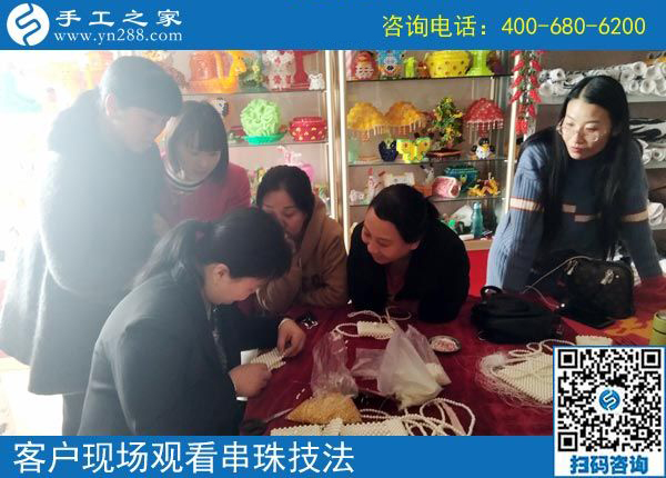 3月23日，找在家做的手工活，能賺錢的手工活，就選這里，手工之家接待考察加工客戶剪影