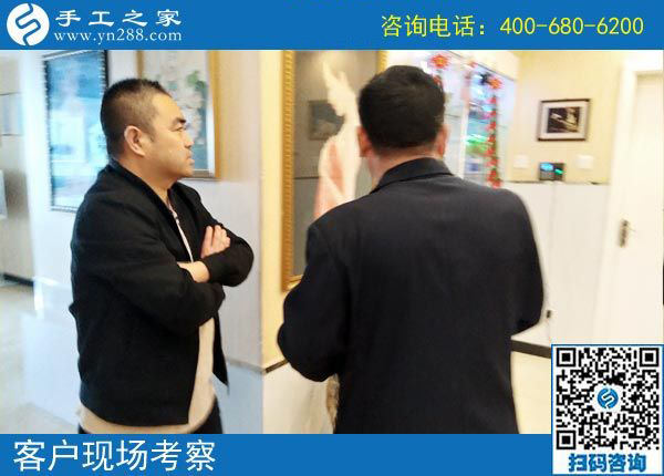 3月30日，這個可以寄到家做的手工活好不好做？手工之家接待考察加工客戶剪影