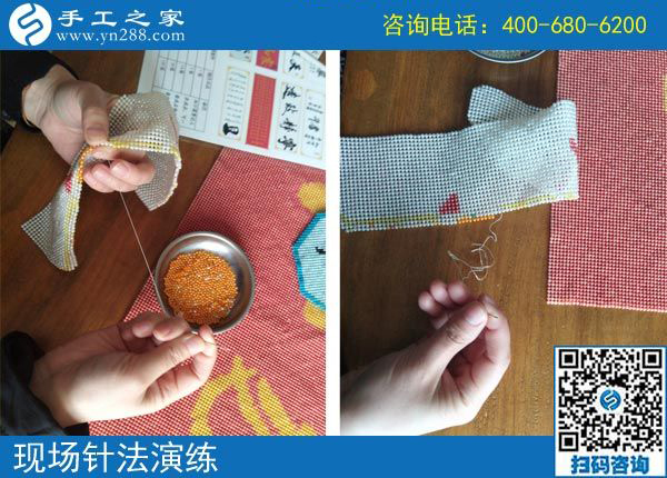 3月30日，這個可以寄到家做的手工活好不好做？手工之家接待考察加工客戶剪影
