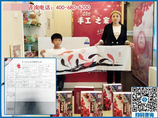 5月5日，什么樣的外發(fā)手工活真實靠譜？珠繡串珠外發(fā)手工活就是。手工之家接待考察加工客戶剪影(圖4)