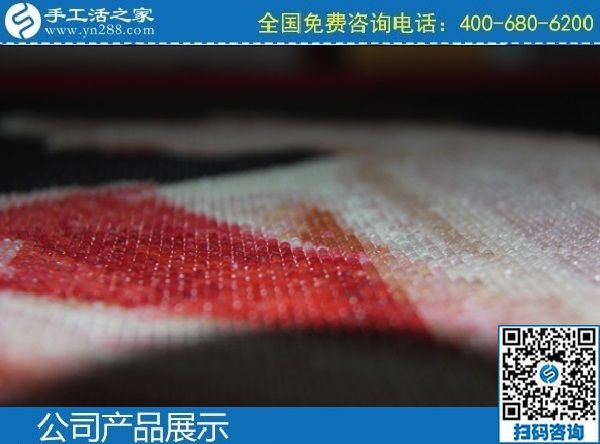適合春天做的手工活，就是手工之家勵志珠繡(圖1)
