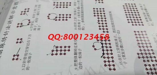 11月24日，在家做的手工活，可以帶回家做的手工活，就選非遺傳統(tǒng)手工勵志珠珠繡，圖為手工之家合作資料中的《合作流程》剪拍(圖3)