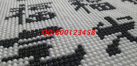 12月14日，年終歲末，找手工活做，在家做手工活掙錢，這個寄到家做的手工活外發(fā)加工項目很不錯，圖為勵志珠珠繡成品細(xì)節(jié)實拍(圖3)