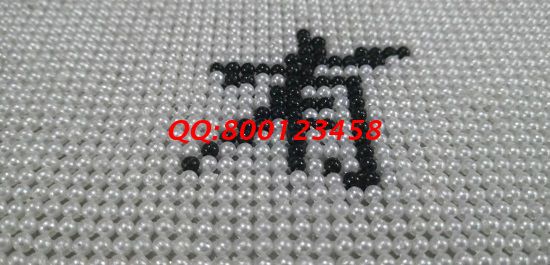 12月17日，冬天在家做手工活加工，可以帶回家做的手工活選手工之家的珠繡串珠手工活外發(fā)加工項(xiàng)目，圖為勵(lì)志珠珠繡成品細(xì)節(jié)實(shí)拍(圖2)
