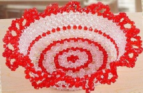 3月16日，代加工手工活，耐心點(diǎn)，你我都能做好手工之家的珠繡串珠外發(fā)手工活，圖為勵(lì)志珠珠繡串珠成品（果盤）實(shí)拍