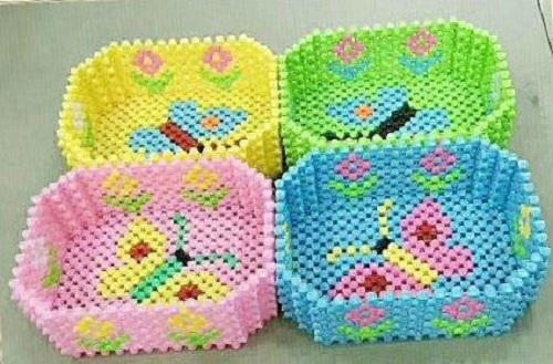 3月16日，代加工手工活，耐心點(diǎn)，你我都能做好手工之家的珠繡串珠外發(fā)手工活，圖為勵(lì)志珠珠繡串珠成品（果盤）實(shí)拍