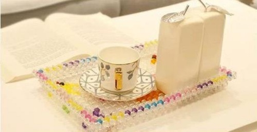 3月16日，代加工手工活，耐心點(diǎn)，你我都能做好手工之家的珠繡串珠外發(fā)手工活，圖為勵(lì)志珠珠繡串珠成品（果盤）實(shí)拍