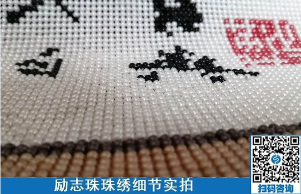 “家有勵志珠，生活多幸?！?，非遺勵志珠珠繡手工活帶來的感悟(圖1)