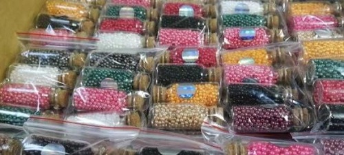 10月4日，手工兼職招聘帶回家做，手工活外發(fā)加工，積極扶持，手工之家的這個(gè)項(xiàng)目是很多人創(chuàng)業(yè)的好選擇，圖為勵(lì)志珠珠繡串珠手工材料剪影