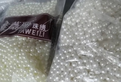 10月8日，純手工活外發(fā)加工項目，在家做手工活掙錢，通過珠繡串珠手工，手工之家讓很多人居家就業(yè)創(chuàng)業(yè)，圖為勵志珠珠繡串珠手工材料剪影