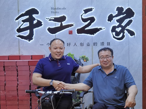攜手前行，讓手工更好助力殘疾人事業(yè) ------ 記石家莊殘疾人協(xié)會(huì)一行到手工之家洽談交流