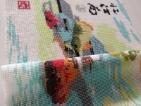 5月29日，正規(guī)手工活大批量外發(fā)加工，帶回家做手工活，剛開始做珠繡串珠外發(fā)手工活的什么產(chǎn)品好，圖為勵(lì)志珠珠繡純手工產(chǎn)品剪影