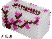 5月28日，手工活接單平臺(tái)，正規(guī)供料的手工活，珍惜珠繡外發(fā)手工活，珍惜合作，圖為珠繡串珠（紙抽盒）手工成品剪影