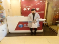 滄州程女士不遠外地而來，親自到手工活之家交貨