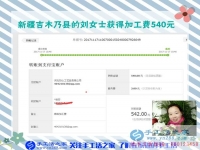 除了坐月子期間，新疆吉木乃劉女士從懷孕開(kāi)始到現(xiàn)在一直在家做串珠手工活賺錢，這一次是540元。