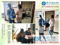 5月15日，想接正規(guī)廠家的手工活就找雅薇麗珠繡手工加工回收項(xiàng)目，手工之家接待考察加工客戶剪影