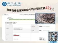 換個角度看外發(fā)手工活，吉林汪清金先生改行做彩珠繡