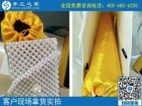 自己動手在家做美麗的珠繡畫喜鵲登枝，掛在家里很喜慶
