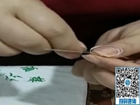 針法簡單的非遺項目外發(fā)手工活，勵志珠珠繡很受加工人員的歡迎