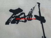 9月3日，做好珠繡外發(fā)手工活，在家做手工活掙錢，加工人員要做到這幾點。圖為勵志珠珠繡成品細節(jié)實拍