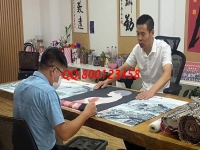 9月17日，想做合格的外發(fā)手工活產(chǎn)品，想象不管用，親自做才行，珠繡拿回家做的手工活很受歡迎，手工之家接待考察合作加工客戶剪影